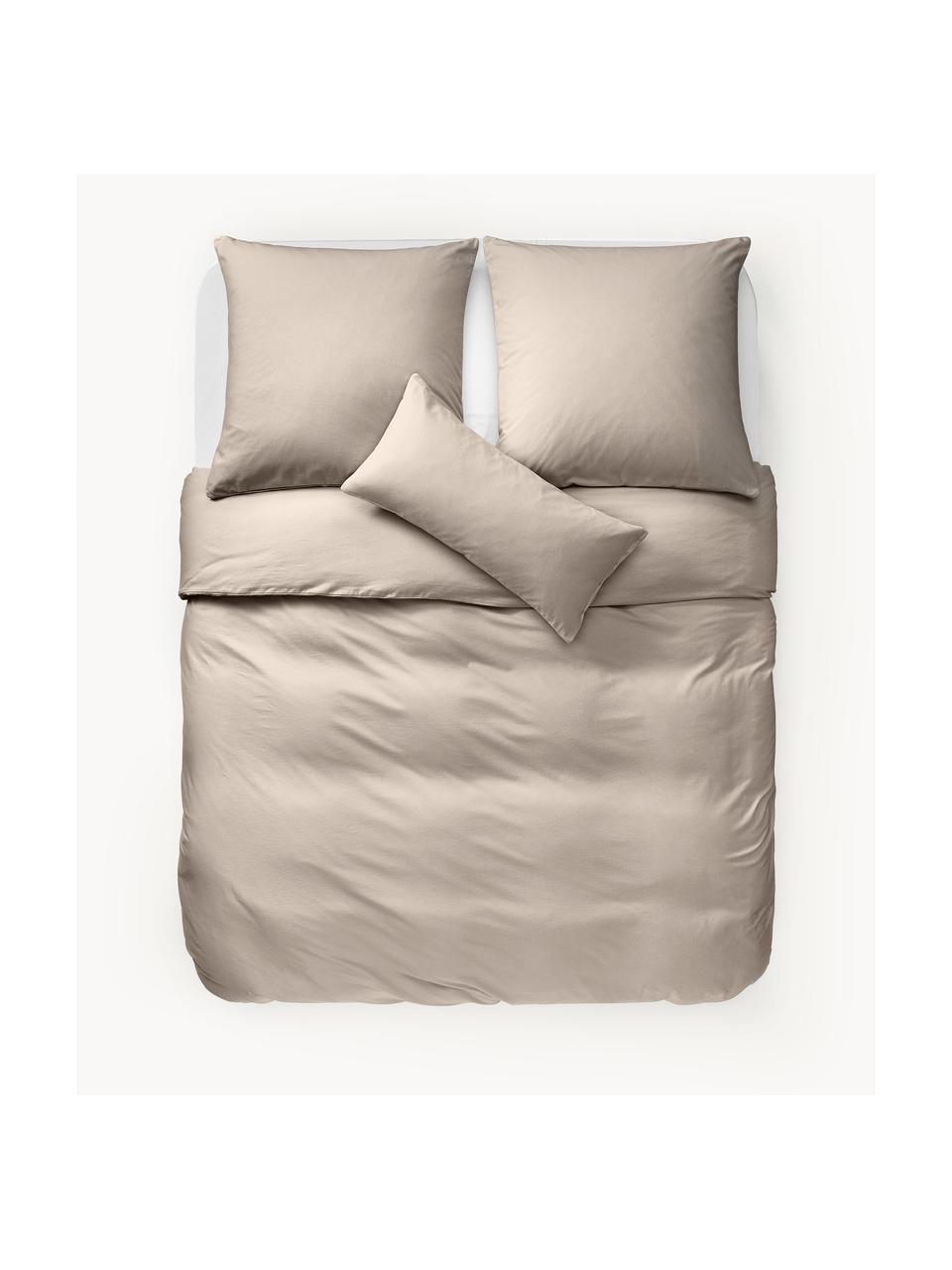 Flanell-Bettdeckenbezug Biba, Webart: Flanell, Beige, B 135 x L 200 cm