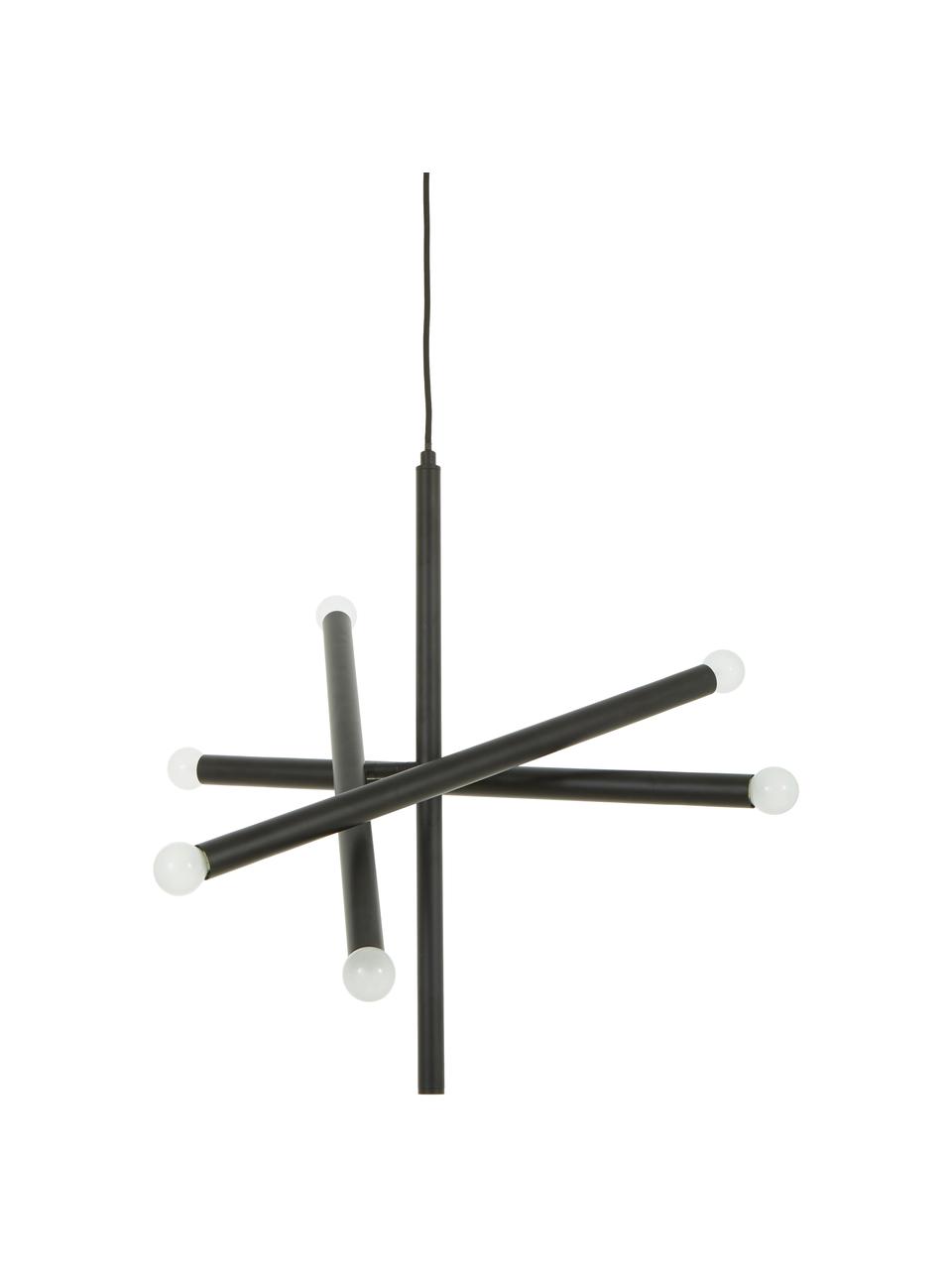 Designové závěsné svítidlo Sticks, Černá, Ø 60 cm
