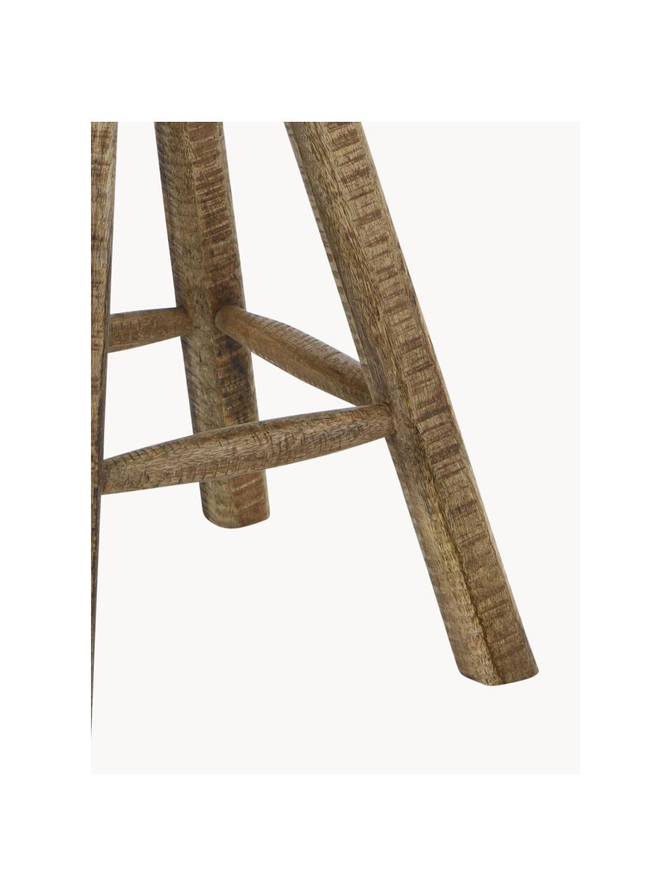 Tabouret en bois de manguier Karusell, Bois de manguier, Bois de manguier, Ø 32 x haut. 46 cm