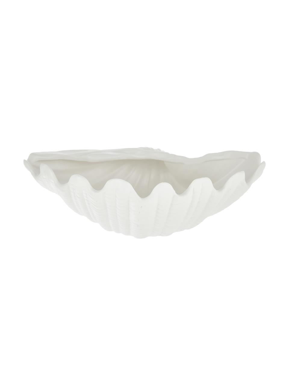 Ciotola Shell, Ceramica, Bianco, Ø 34 x Alt. 9 cm