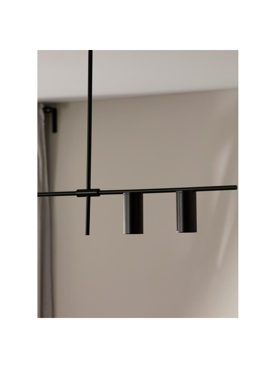 Lampa wisząca Cassandra, Czarny, S 143 x W 73 cm