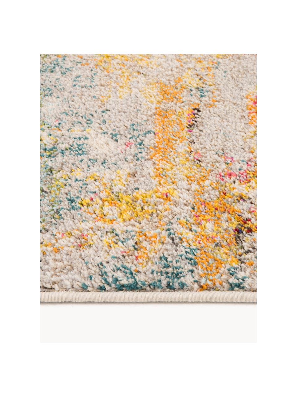 Tapis de couloir design Celestial, Beige clair, multicolore, larg. 60 x long. 180 cm