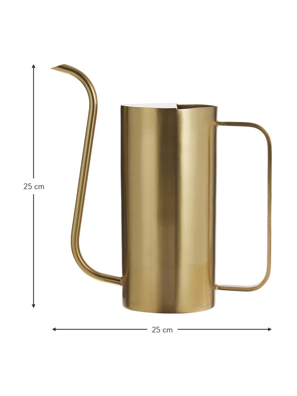 Konewka Brass, Metal mosiądzowany, Odcienie złotego, S 25 x W 25 cm