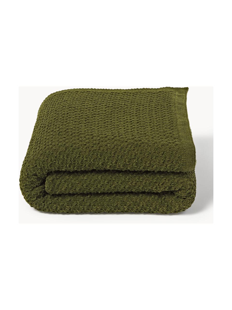 Couvre-lit en chenille Everly, 100 % polyester (recyclé), certifié GRS

Le matériau est certifié selon STANDARD 100 by OEKO-TEX®, 11.HIN.00050, Vert foncé, larg. 150 x long. 200 cm