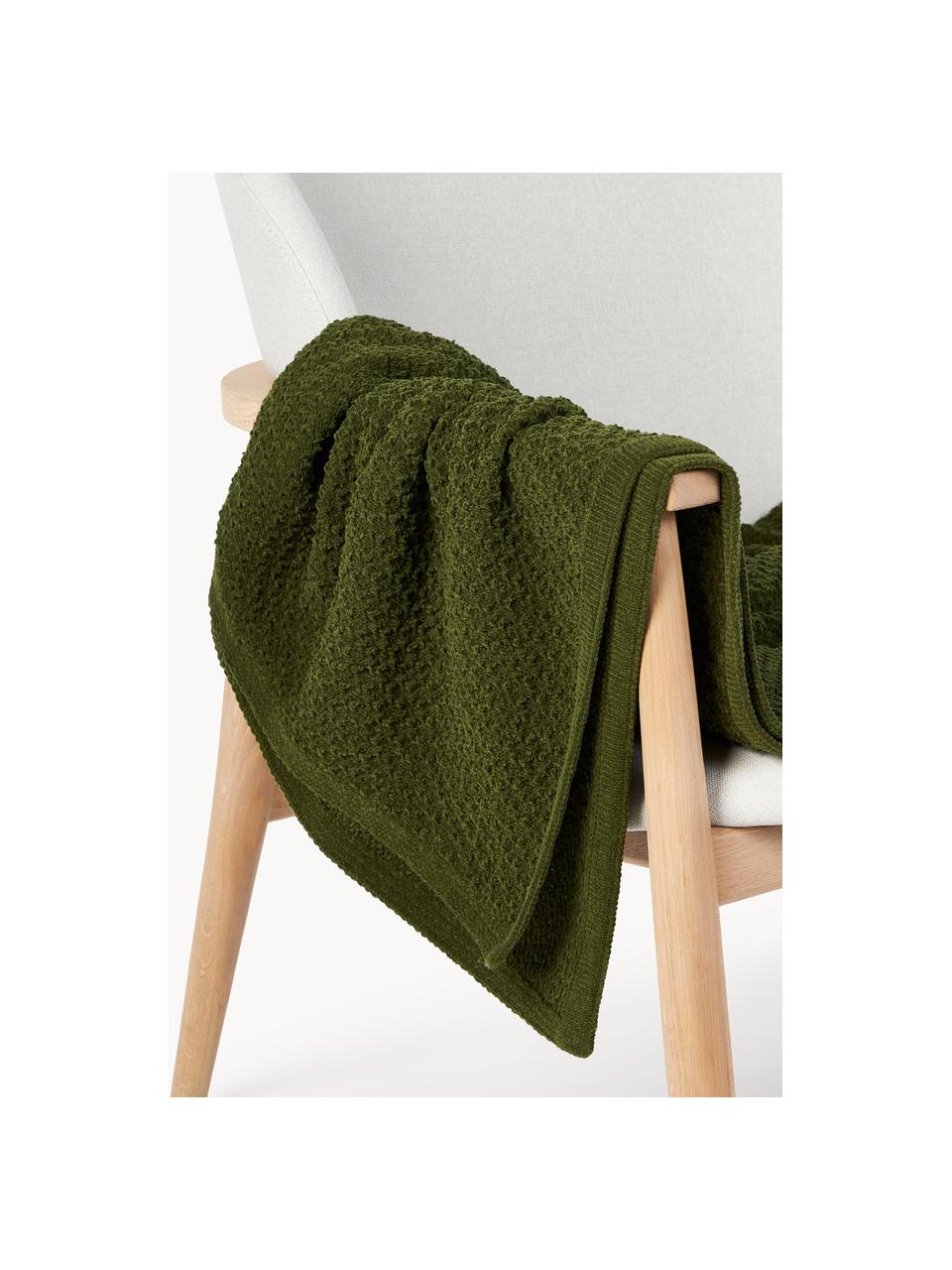 Couvre-lit en chenille Everly, 100 % polyester (recyclé), certifié GRS

Le matériau est certifié selon STANDARD 100 by OEKO-TEX®, 11.HIN.00050, Vert foncé, larg. 150 x long. 200 cm