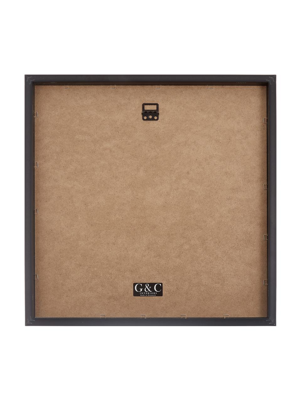 Ingelijste digitale print Connery, Lijst: kunststof, Zwart, wit, B 40 x H 40 cm