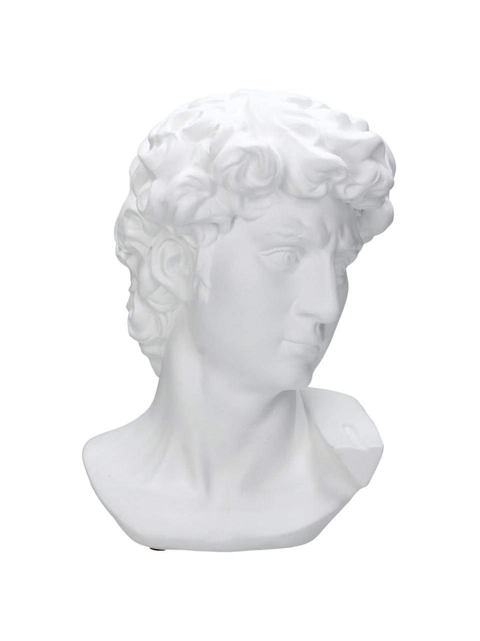 Dekorace David, Polyresin, Bílá, Š 21 cm, V 29 cm