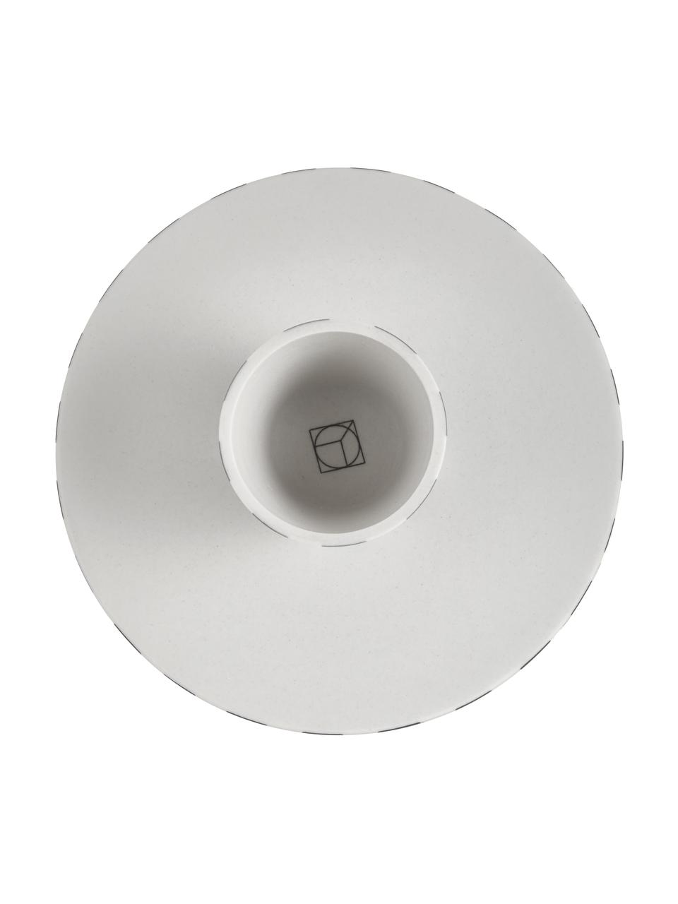 Plat à gâteaux en céramique Toppu, Céramique, Blanc, noir, Ø 20 x haut. 9 cm