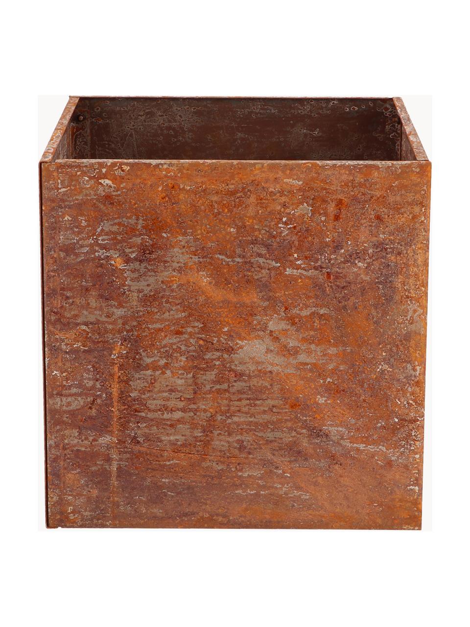 Donica ze stali Corten, Stal kortenowska, Rdzawoczerwony, S 38 x W 38 cm
