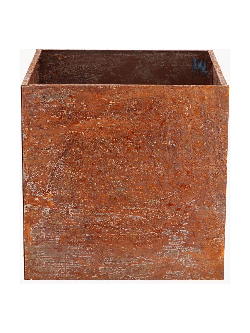 Donica ze stali Corten, Stal kortenowska, Rdzawoczerwony, S 38 x W 38 cm