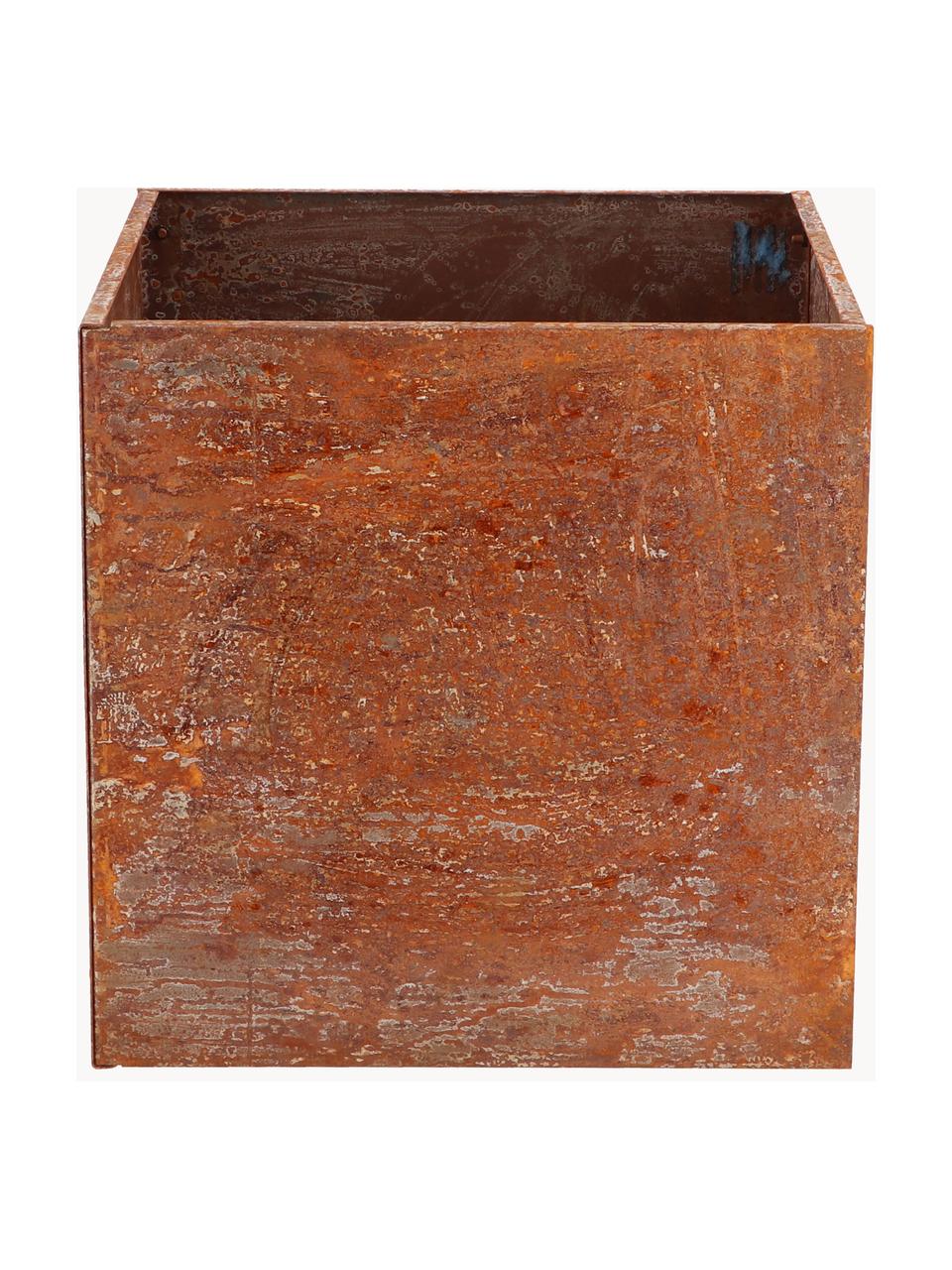 Plantenpot Rust uit cortenstaal, Cortenstaal, Roodbruin, B 38 x H 38 cm