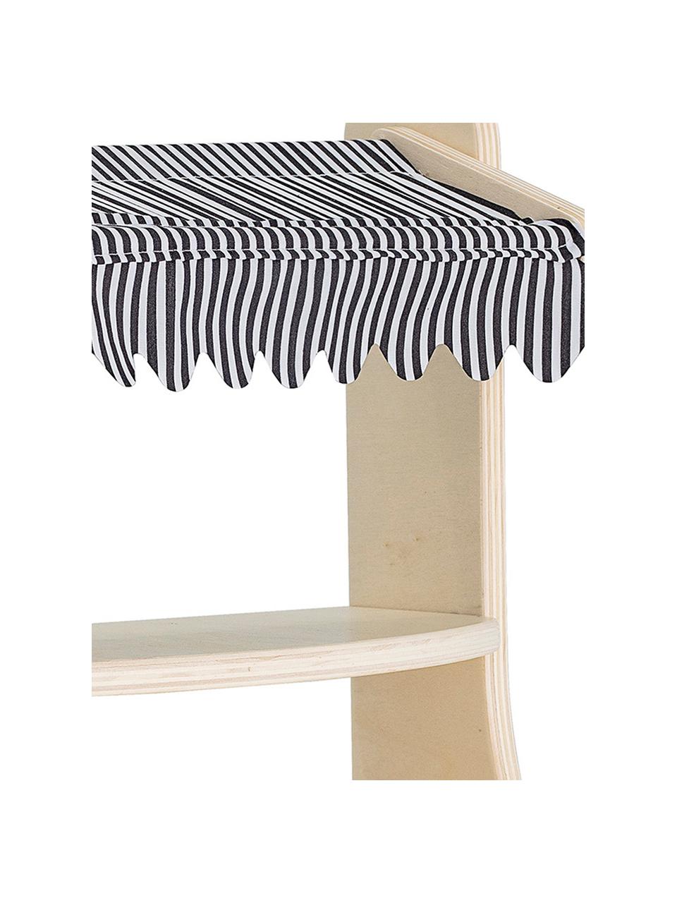 Marchande enfant Minishopper, Bois, noir, blanc, larg. 40 x haut. 41 cm