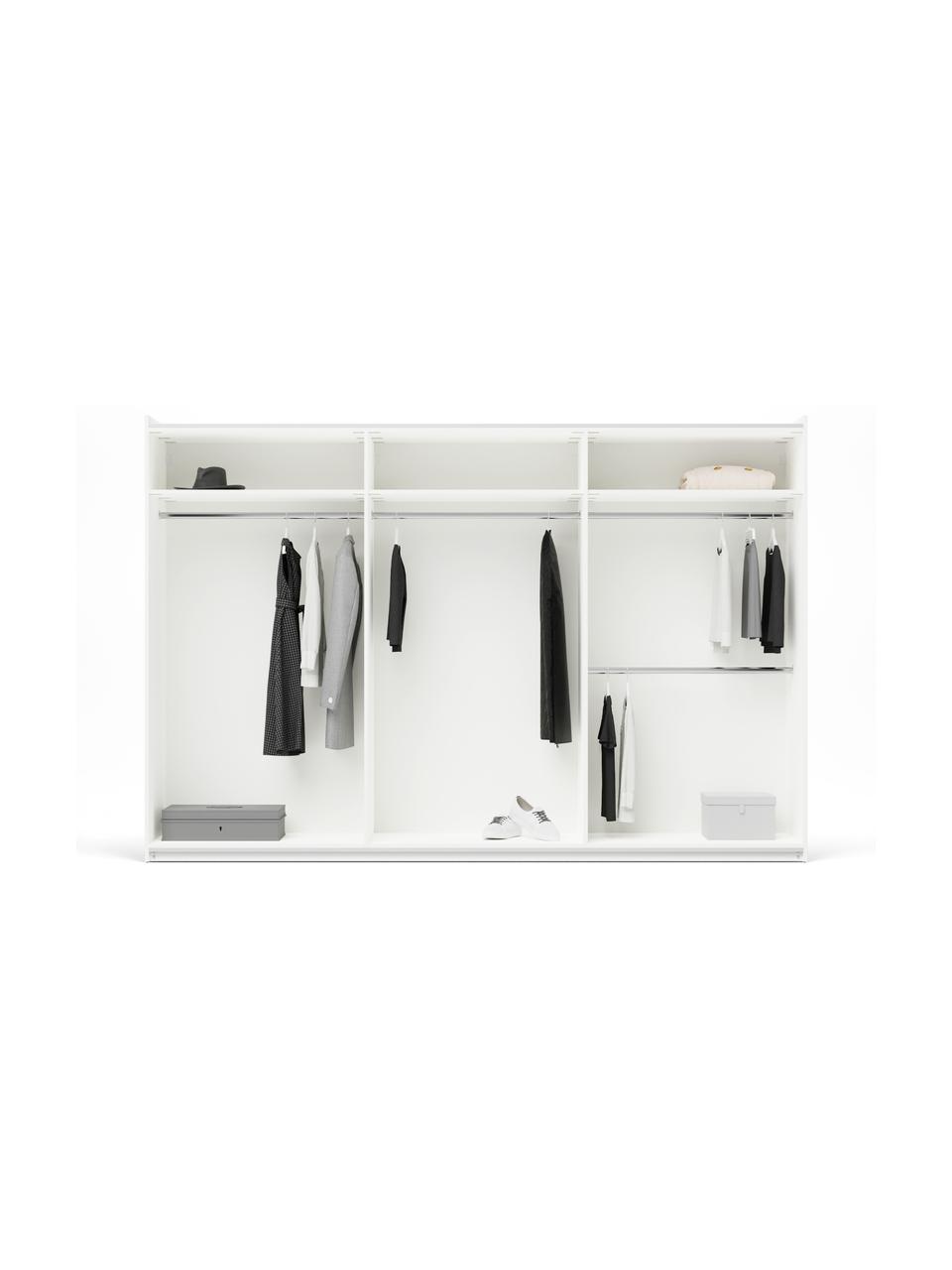 Armoire modulaire à portes coulissantes Charlotte, largeur 300 cm, plusieurs variantes, Beige, Basic Interior, hauteur 200 cm