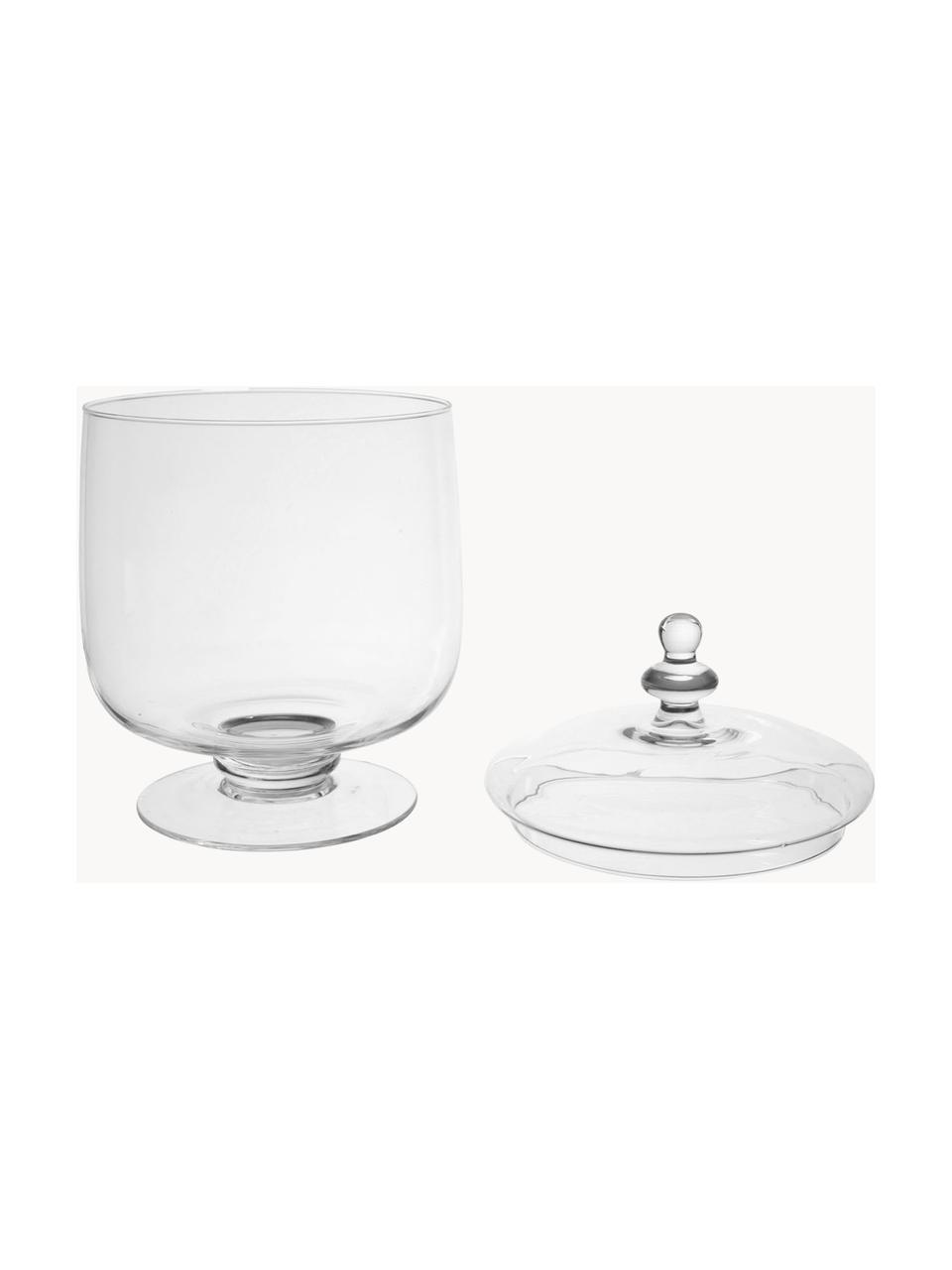 Glazen bewaarpot Guimauve, Glas, Transparant, Ø 20 x H 35 cm