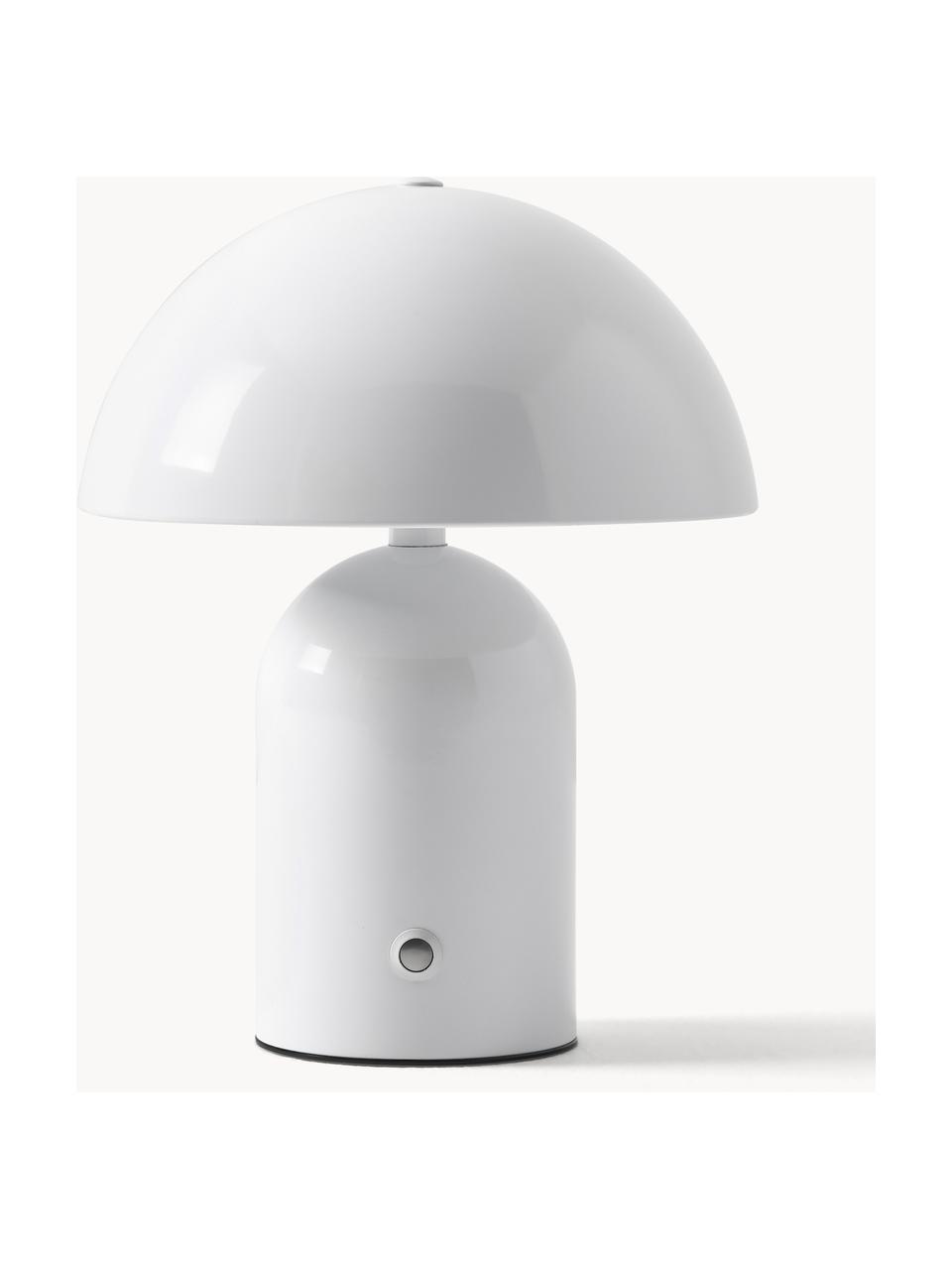 Lampa stołowa LED z funkcją przyciemniania Walter, Biały, Ø 19 x W 25 cm