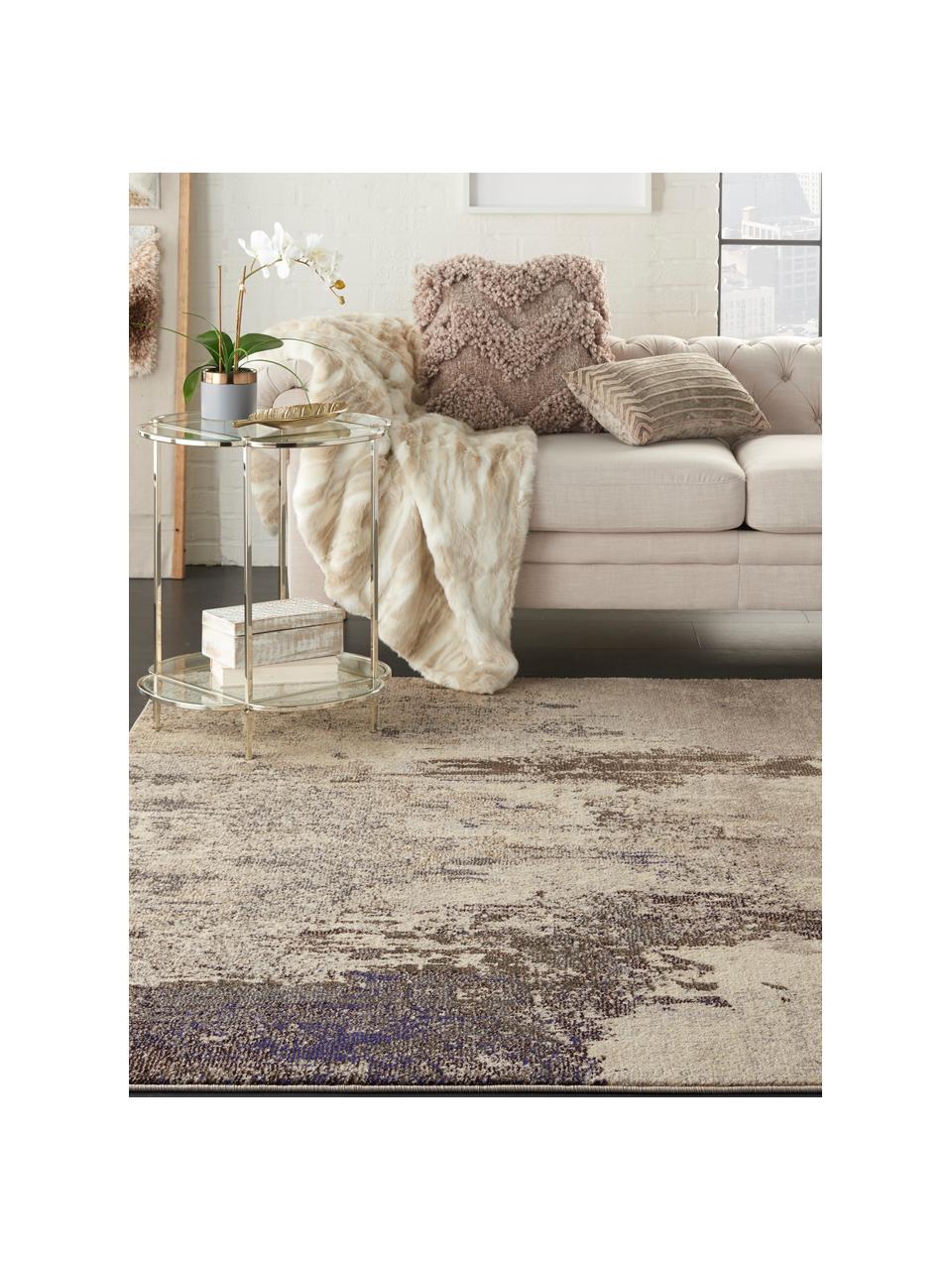 Designteppich Celestial in Beige, Flor: 100% Polypropylen, Beigetöne, B 275 x L 370 cm (Größe XL)