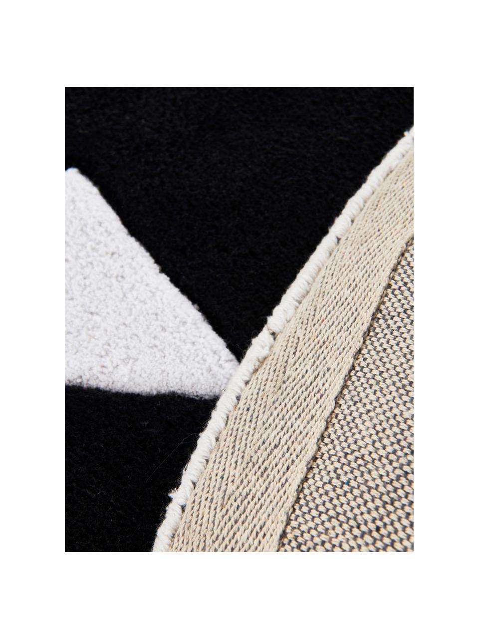 Teppich El Gato, 100% Baumwolle, 1200 g/m², Weiß, Ø 120 cm (Größe S)