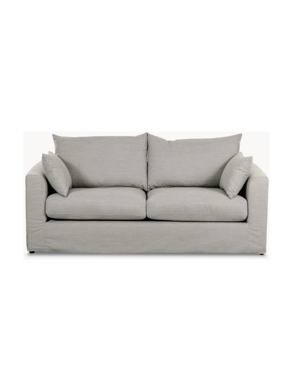 Sofa Zach (2-Sitzer), Bezug: Polypropylen Der hochwert, Füße: Kunststoff, Webstoff Taupe, B 183 x T 90 cm