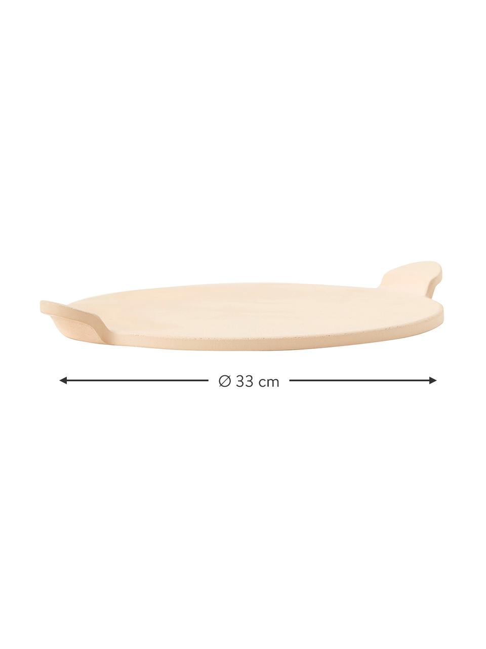 Piedra para hornear pizza Gina, Cerámica, Beige, An 39 x Al 3 cm