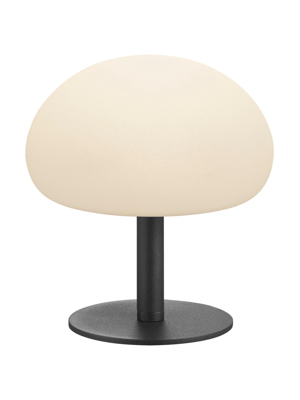 Lampe d'extérieur LED mobile à intensité variable Sponge, Blanc, noir, Ø 20 x haut. 22 cm
