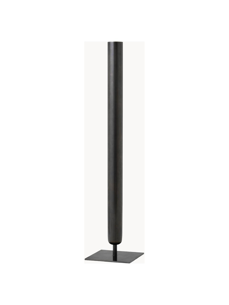 Vaso Stance, alt. 50 cm, Ottone rivestito, Nero, Ø 4 x Alt. 50 cm