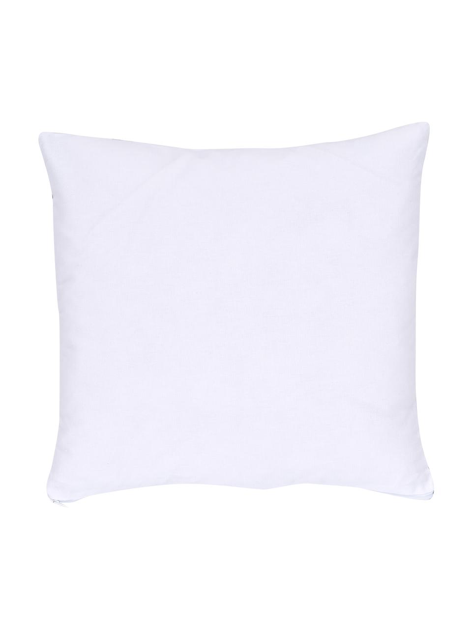 Housse de coussin 45x45 Little Christmas, 100 % coton bio, certifié GOTS, Vert, blanc, larg. 45 x long. 45 cm