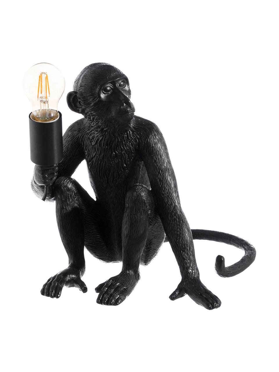 Stolová lampa Monkey, Čierna