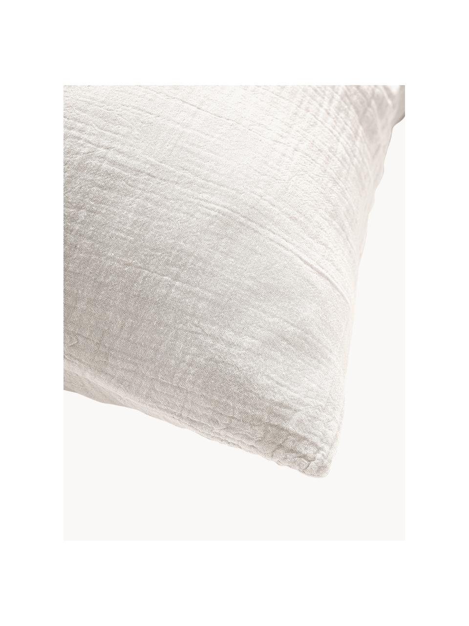 Funda de almohada de muselina Odile, Beige claro, An 45 x L 110 cm