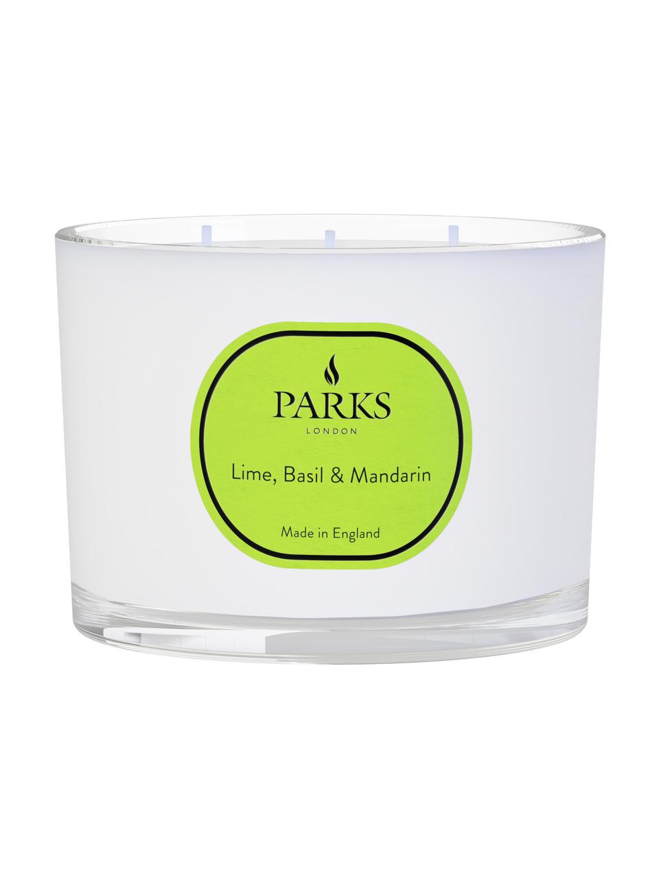 Bougie parfumée à trois mèches Vintage Aromatherapy (citron vert, basilic & mandarine), Citron vert, basilic, mandarine, Ø 11 x haut. 8 cm