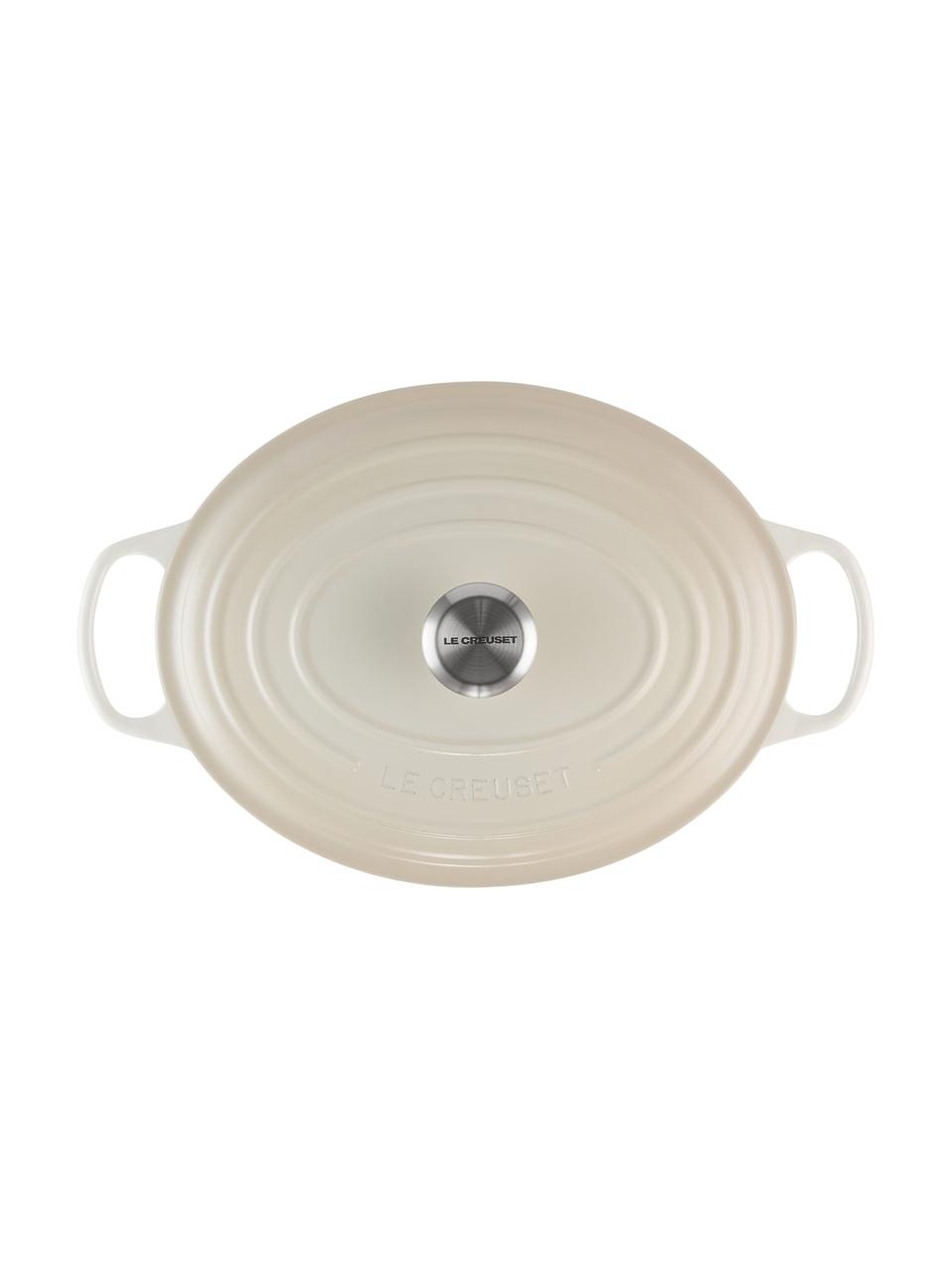 Brytfanna żeliwna Signature Collection, Żelazo emaliowane, Odcienie bieli, S 31 cm x W 18 cm, 6,3 l