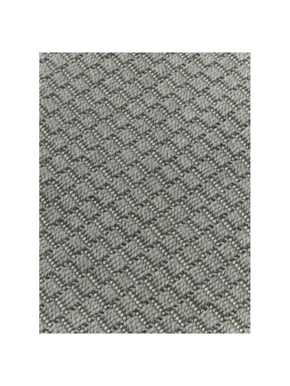 Tapis rond d'extérieur Toronto, 100 % polypropylène, Vert sauge, Ø 120 cm (taille S)