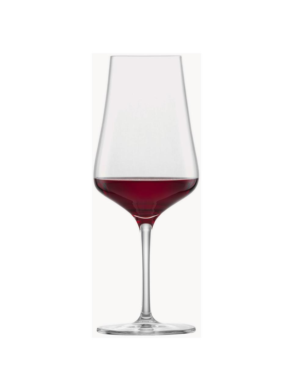 Křišťálové sklenice na červené víno Fine, 6 ks, Tritanové křišťálové sklo, Transparentní, Ø 9 cm, V 23 cm, 490 ml