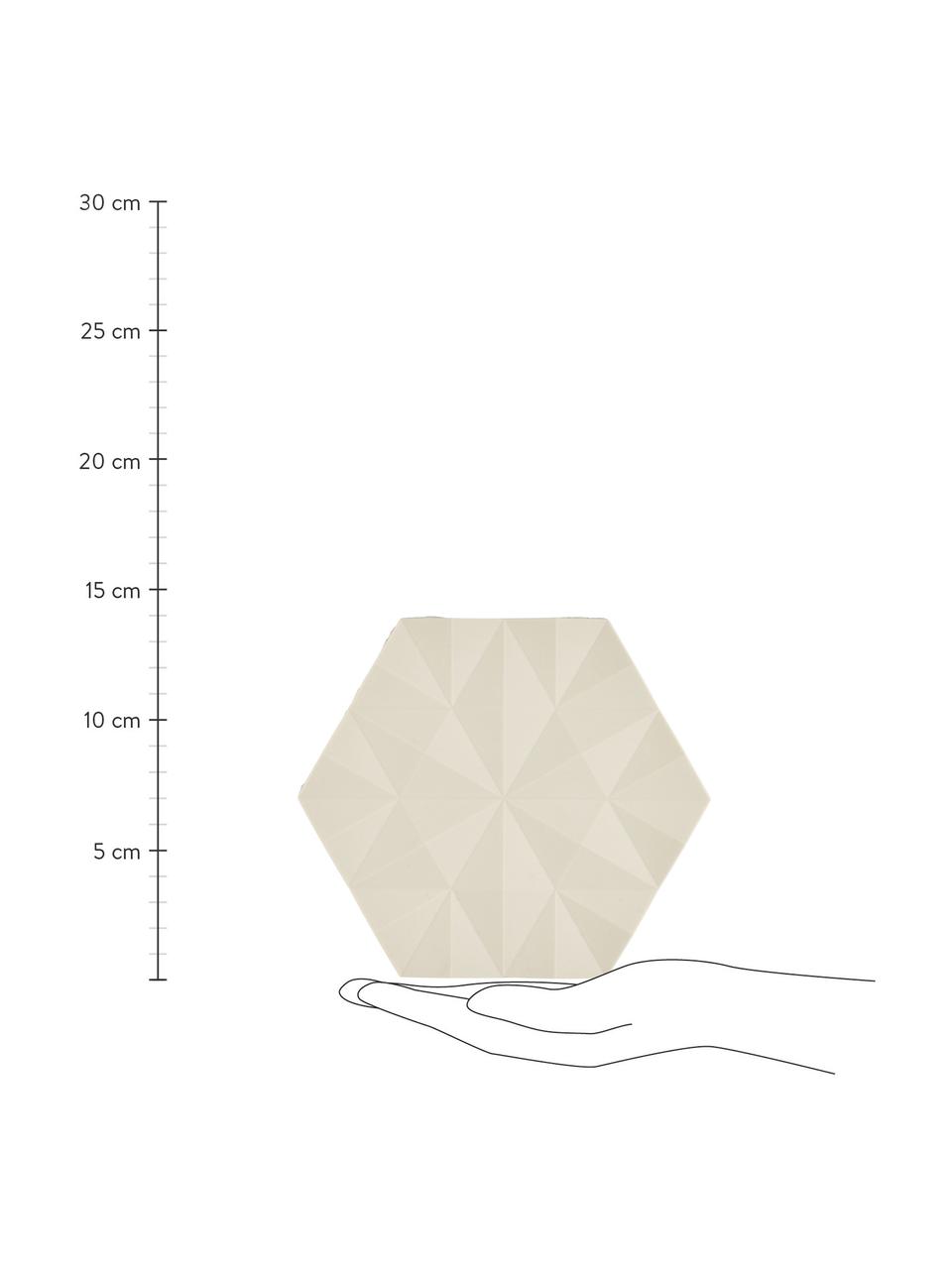 Panonderzetter Ori, 2 stuks, Siliconen, Zandkleurig, L 16 x B 14 cm