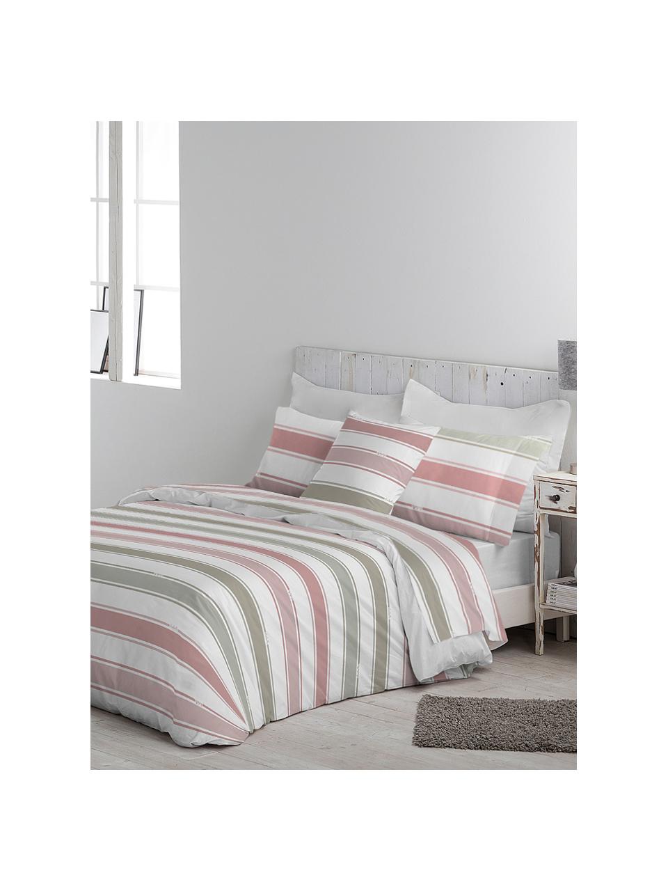 Set lenzuola in cotone a righe Cappo, Cotone

La biancheria da letto in cotone è piacevolmente morbida sulla pelle, assorbe bene l'umidità ed è adatta per chi soffre di allergie, Rosso, rosa, verde oliva, marrone chiaro, bianco, 180 x 270 cm + 2 federe 50 x 80 cm