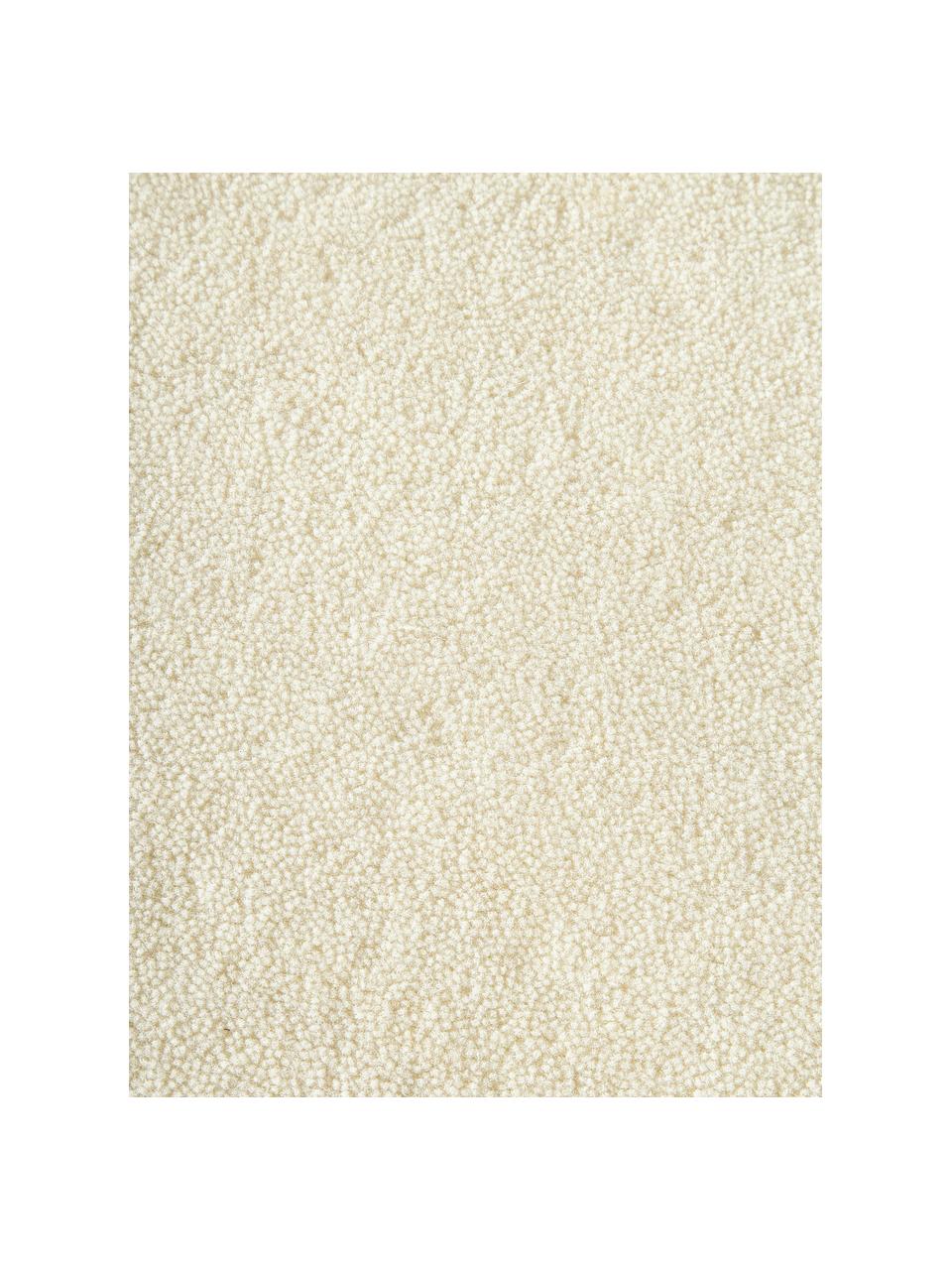 Alfombra artesanal de lana Ezra, Reverso: 70% algodón, 30% poliéste, Blanco crema, An 80 x L 150 cm (Tamaño XS)