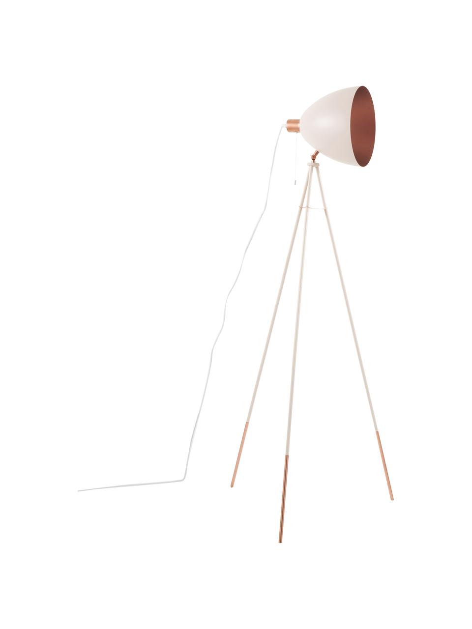 Lámpara de lectura trípode Chester, Cable: plástico, Rosa, Ø 60 x Al 150 cm