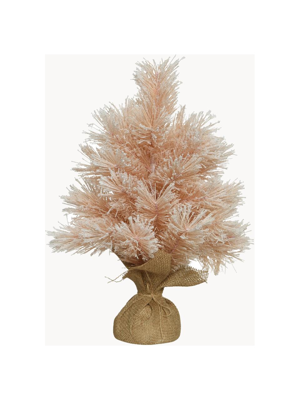 Sapin de Noël artificiel, enneigé Paris, Rose, Ø 33 x haut. 45 cm