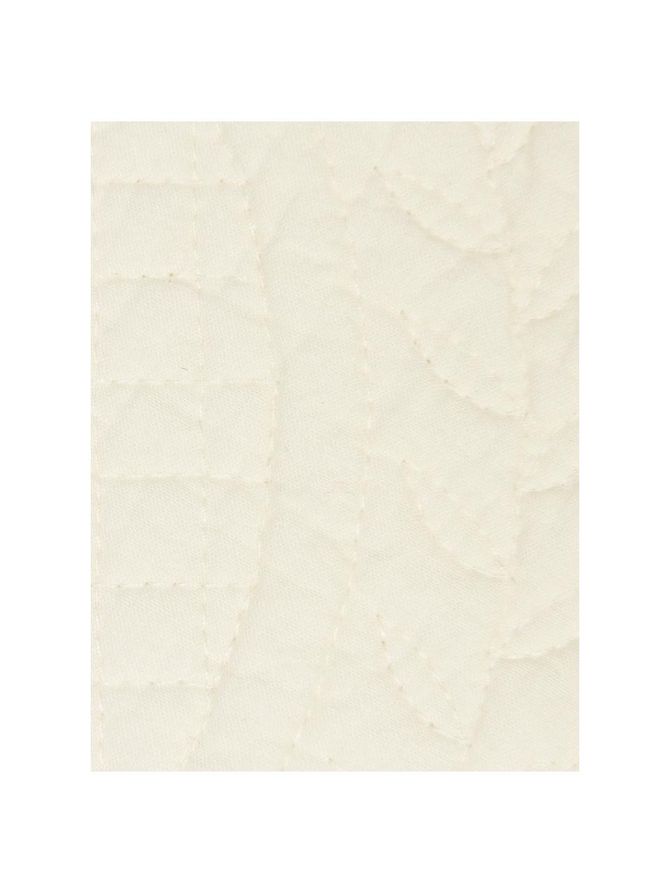 Placemats Boutis, 2 stuks, 100% katoen, Gebroken wit, B 34 x L 48 cm