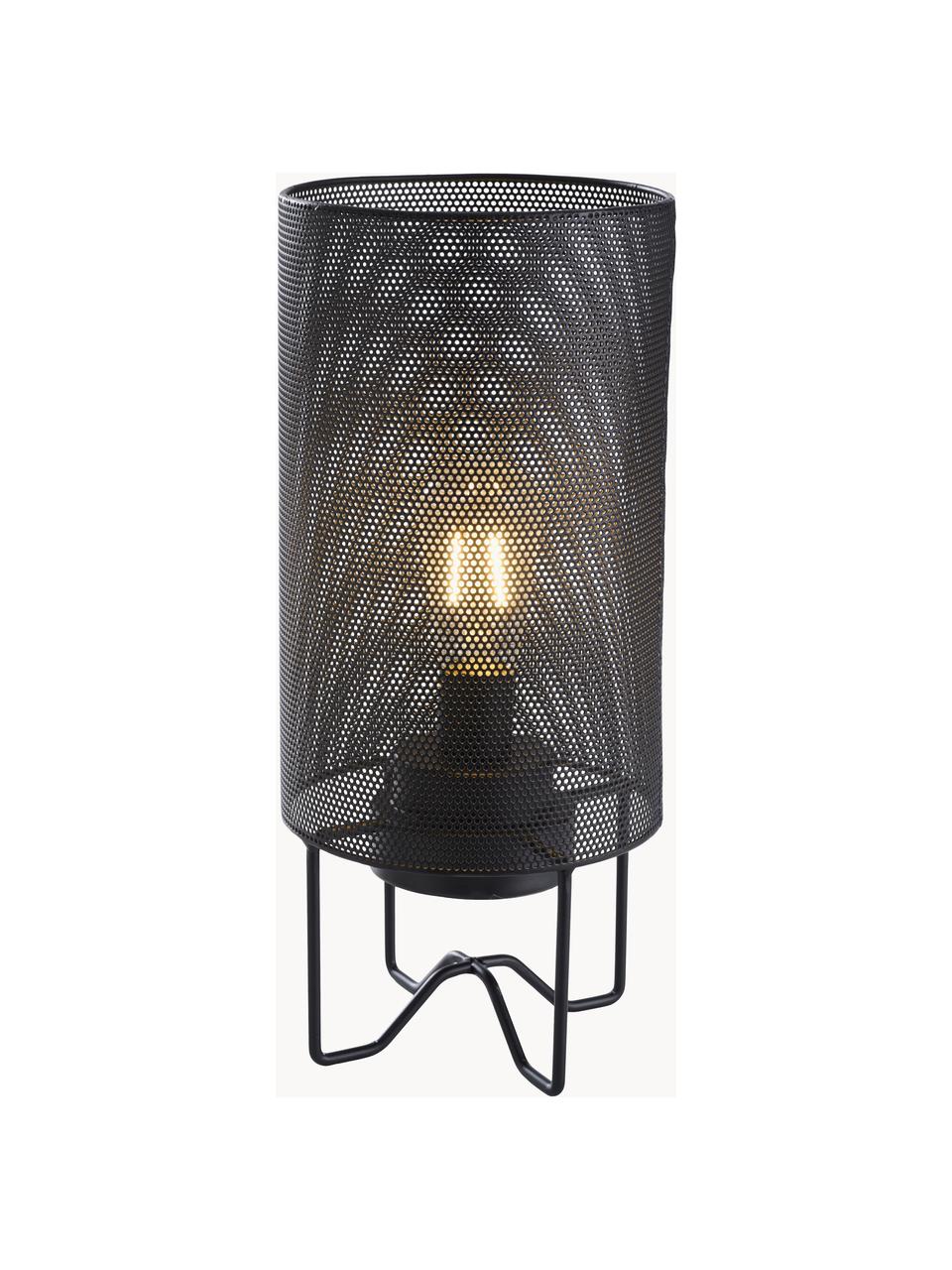 Mobilna lampa zewnętrzna LED Evening, Tworzywo sztuczne, metal powlekany, Czarny, Ø 15 x 33 cm