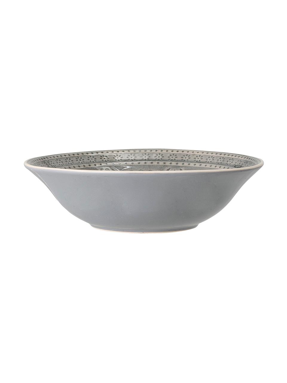 Coupe marocaine faite main Rani, Ø 27 cm, Grès cérame, Gris, Ø 27 x haut. 8 cm