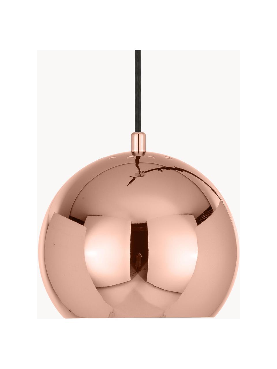 Kleine bolvormige hanglamp  Ball, Koperkleurig, Ø 12 x H 10 cm