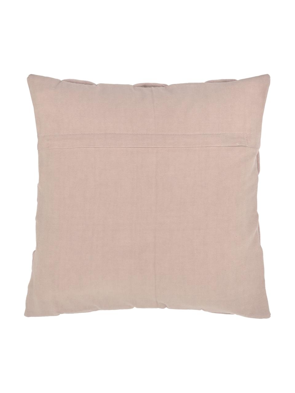 Housse de coussin 40x40 rose Norman, Vieux rose, larg. 40 x long. 40 cm