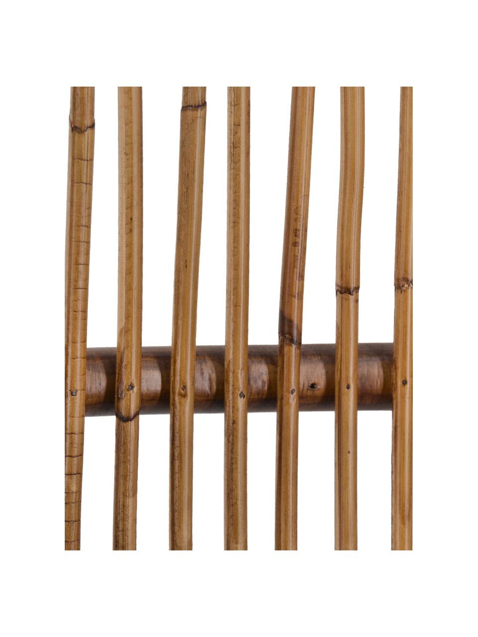 Sillón de bambú y madera Mindi Bambu, Estructura: madera de Mindi, Marrón, An 60 x F 56 cm