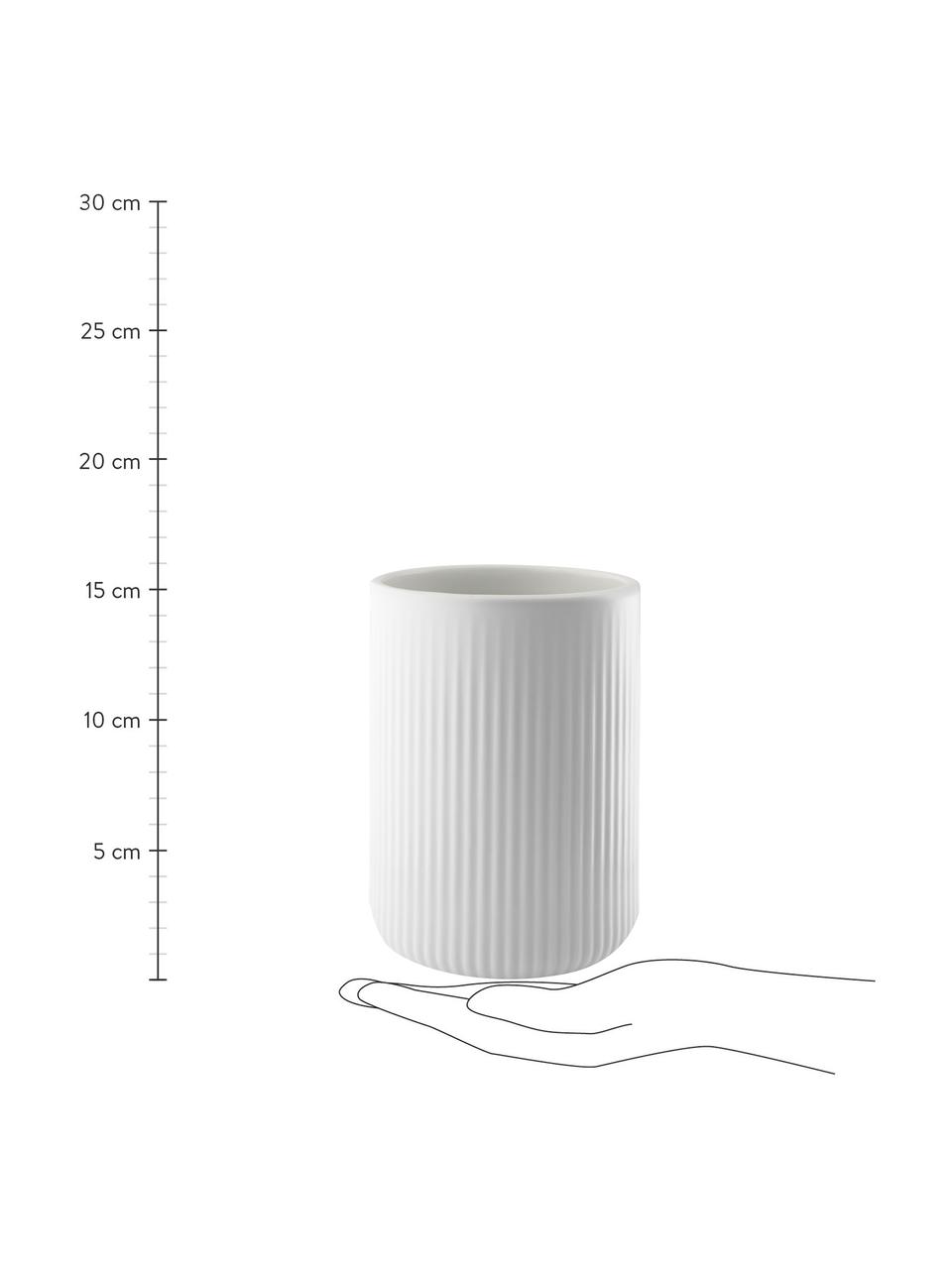 Küchenutensilienhalter Legio Nova aus Porzellan, Porzellan, Weiß, Ø 12 x H 16 cm
