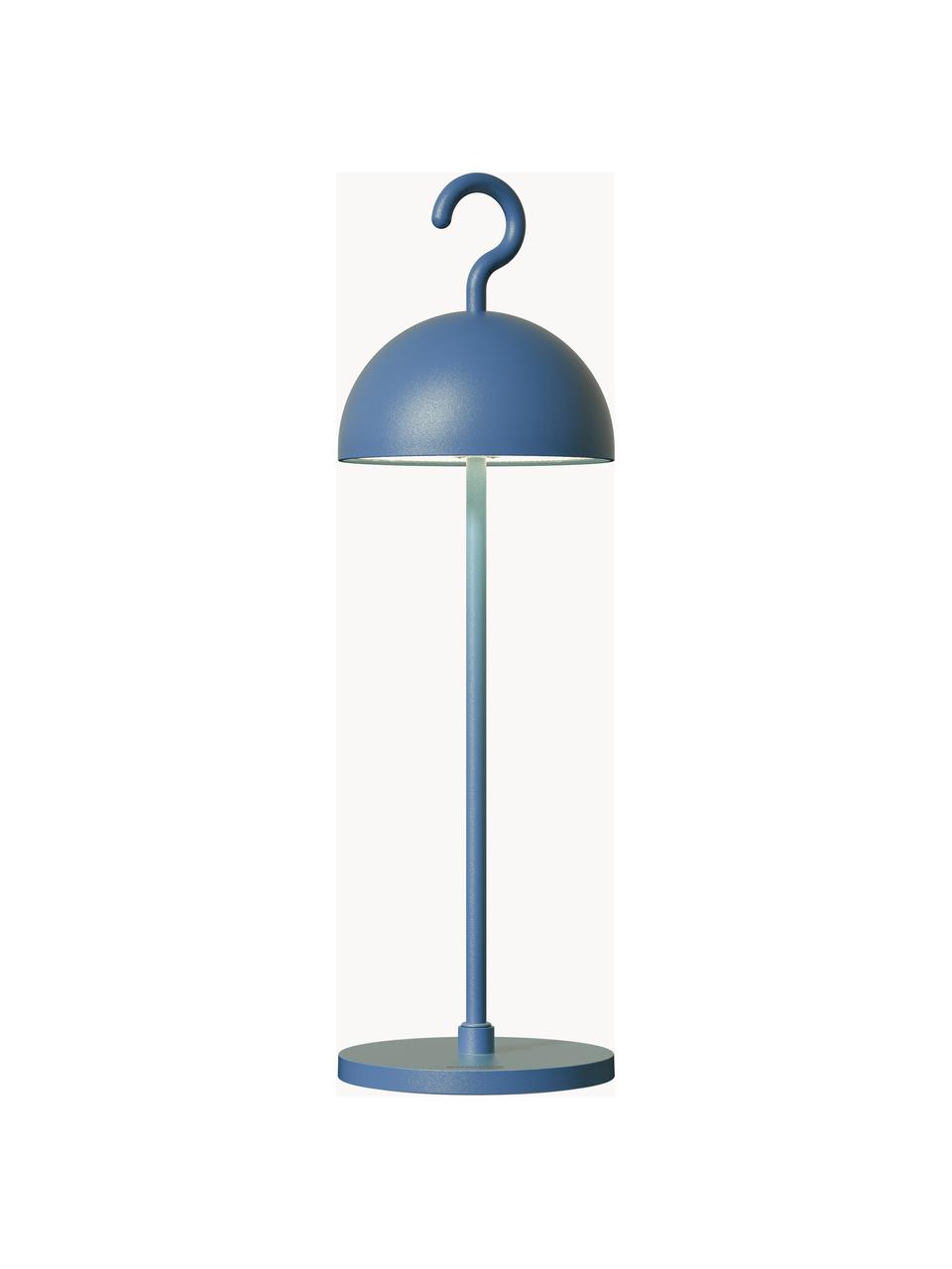 Lampa zewnętrzna LED z funkcją przyciemniania Hook, Szaroniebieski, Ø 11 x W 36 cm