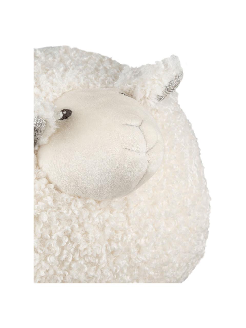 Achat peluche oreiller mouton blanc 30cm. Peluche personnalisée.