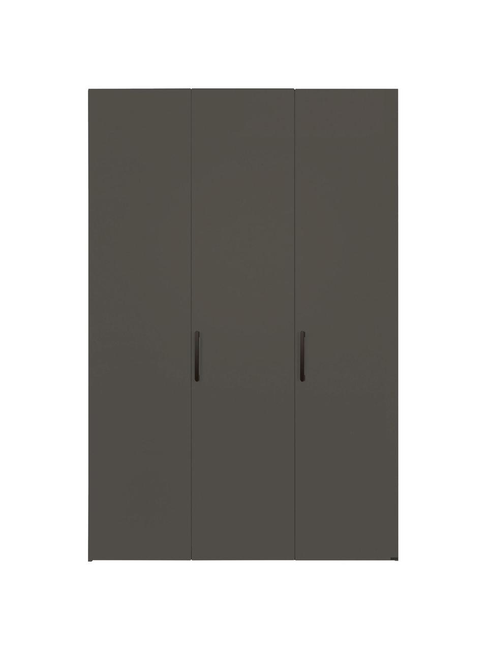 Draaideurkast Madison 3 deuren, inclusief montageservice, Frame: panelen op houtbasis, gel, Antraciet, B 152 cm x H 230 cm