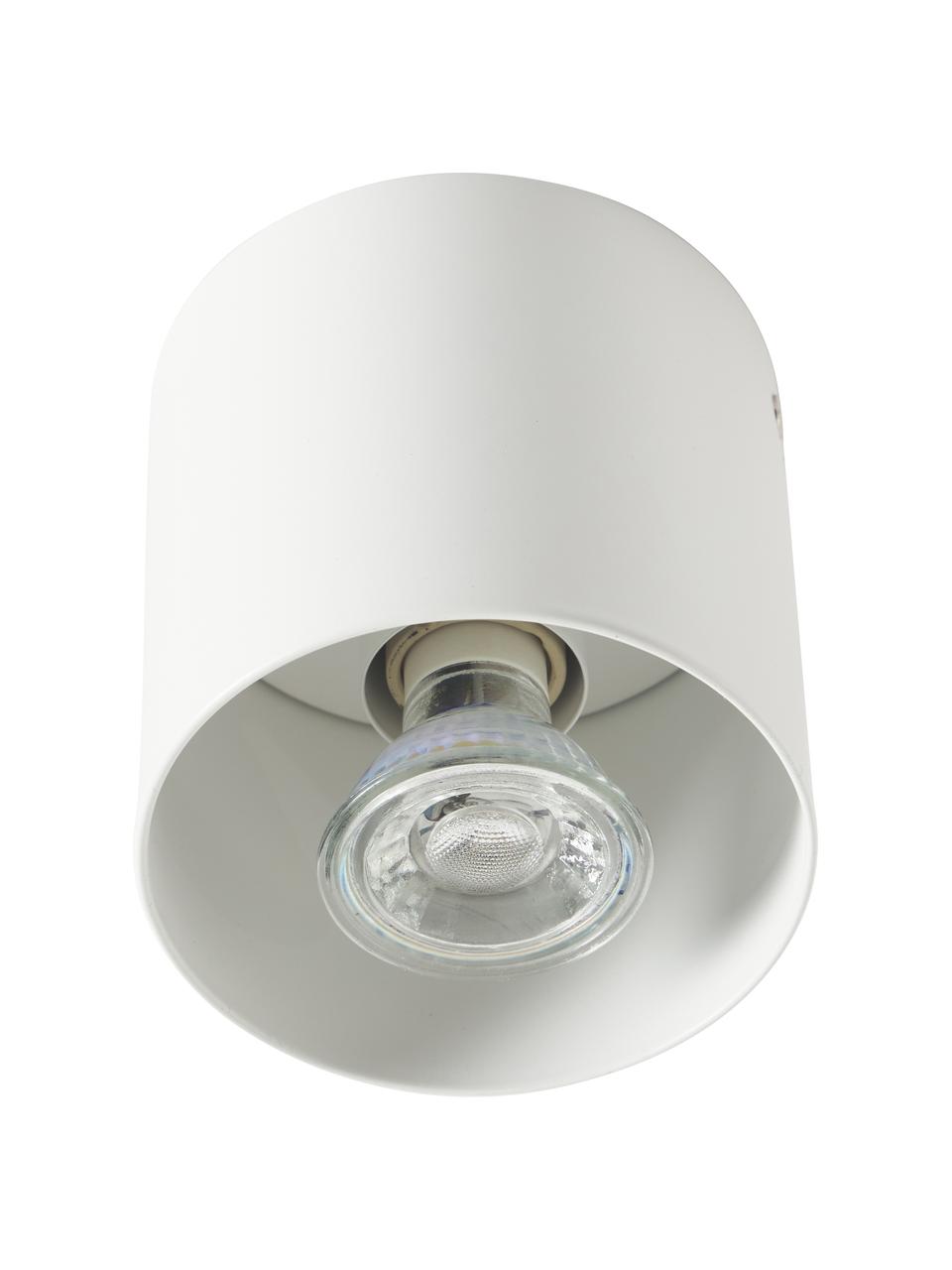 Foco Roda, Lámpara: aluminio recubierto, Blanco, mate, Ø 10 x Al 10 cm