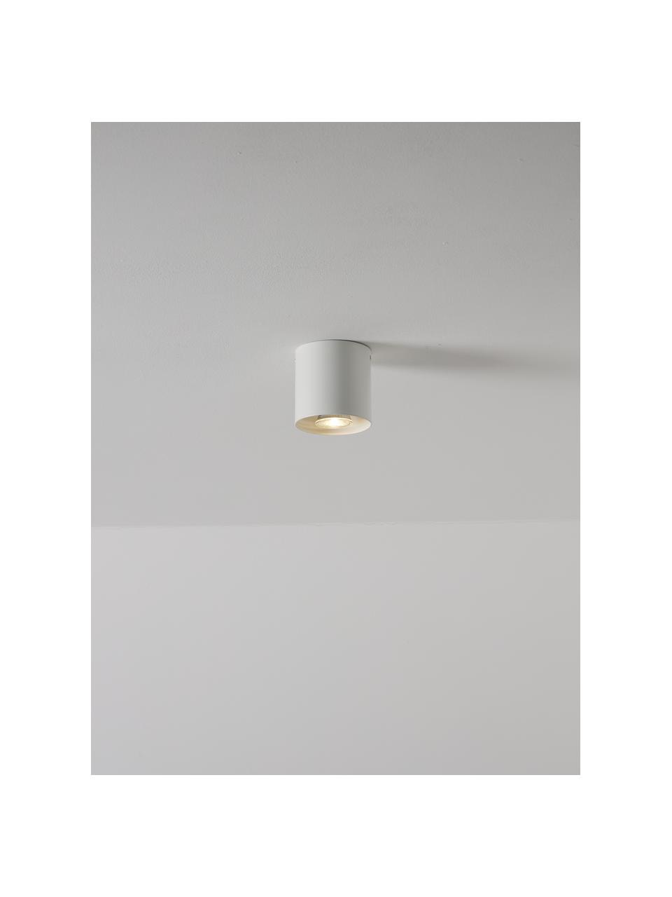 Spot/plafonnier Roda, Aluminium, enduit, Blanc, mat, Ø 10 x haut. 10 cm