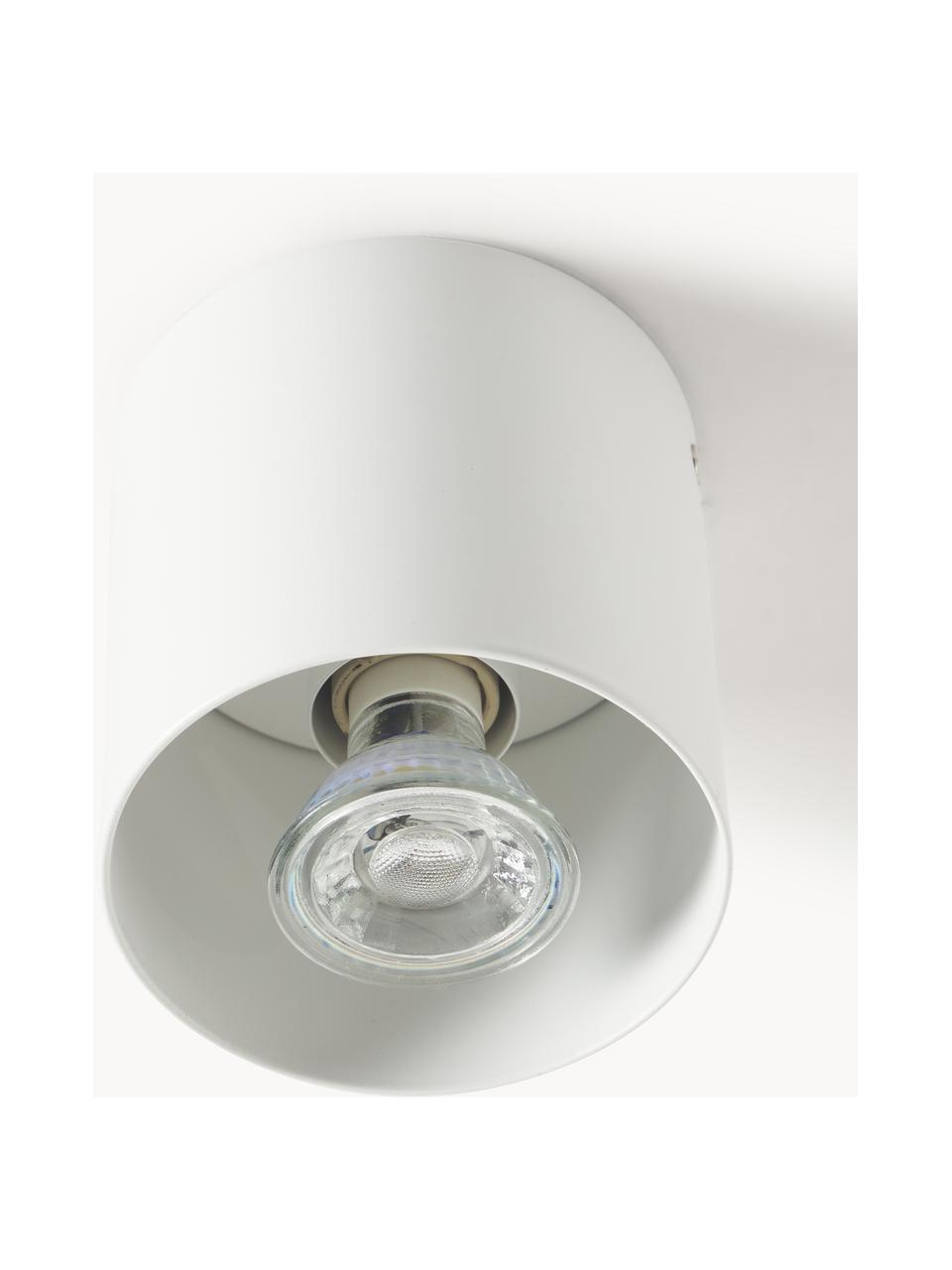 Faretto da soffitto Roda, Metallo verniciato a polvere, Bianco, Ø 10 x Alt.10 cm
